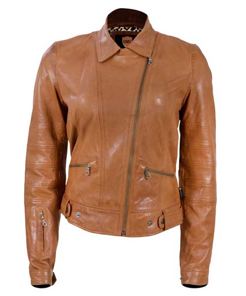 Paris Tan Womens Leather Jacket – 40% OFF