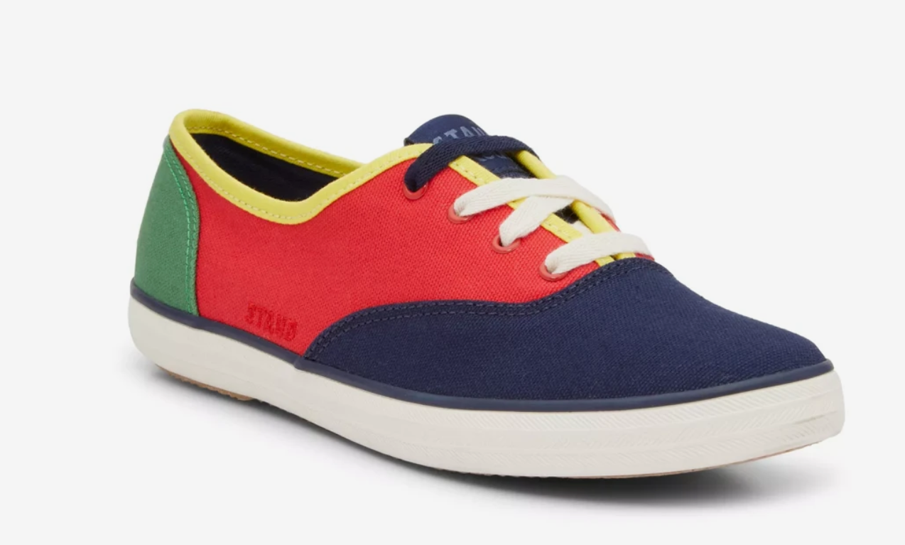 Keds X Staud Champion Canvas Color Blocked Lace Up