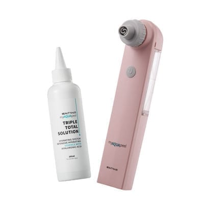 Aqua peel – toner – device peeling to remove facial impurities