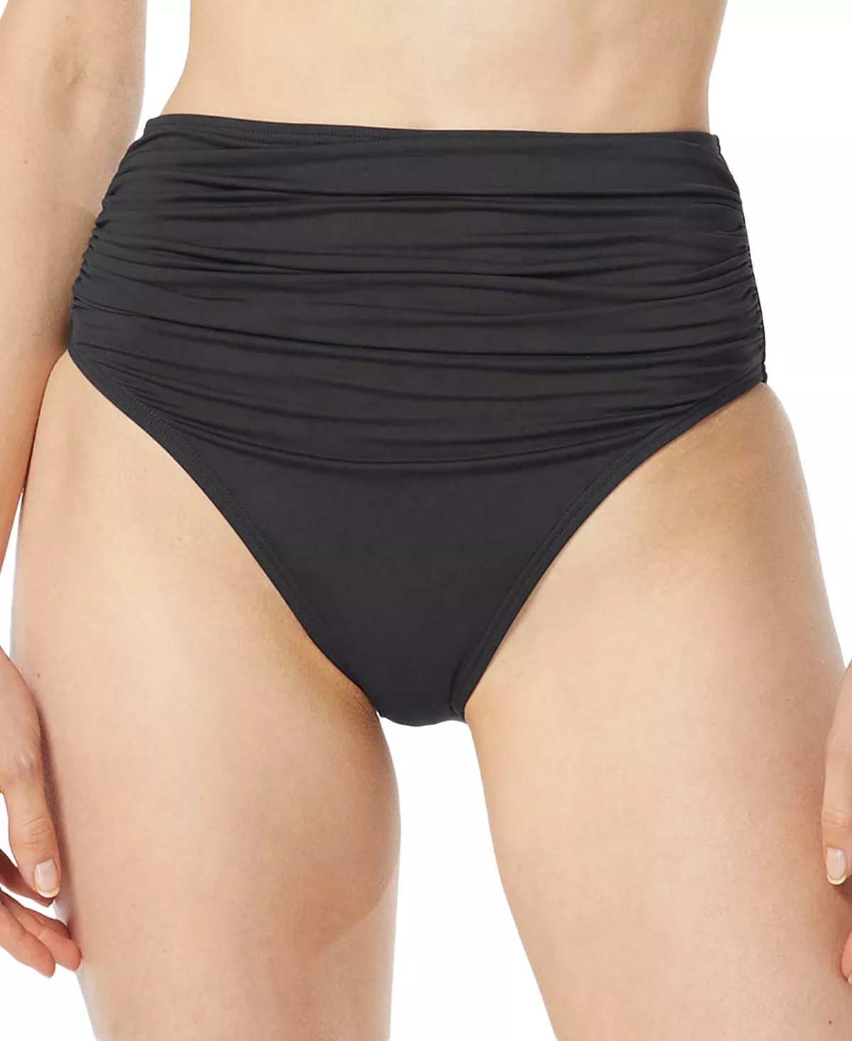 MICHAEL MICHAEL KORS Women's O-Ring High-Waist Bikini Bottoms
