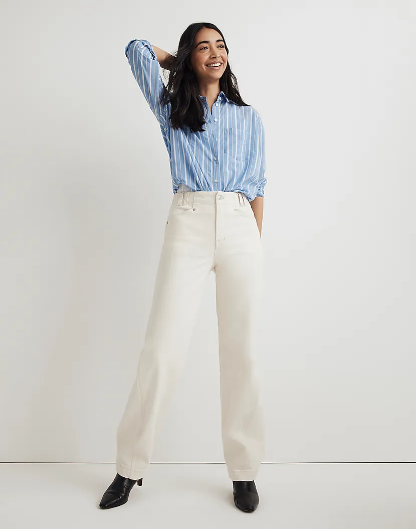 The Perfect Vintage Wide-Leg Jean: Snap Edition