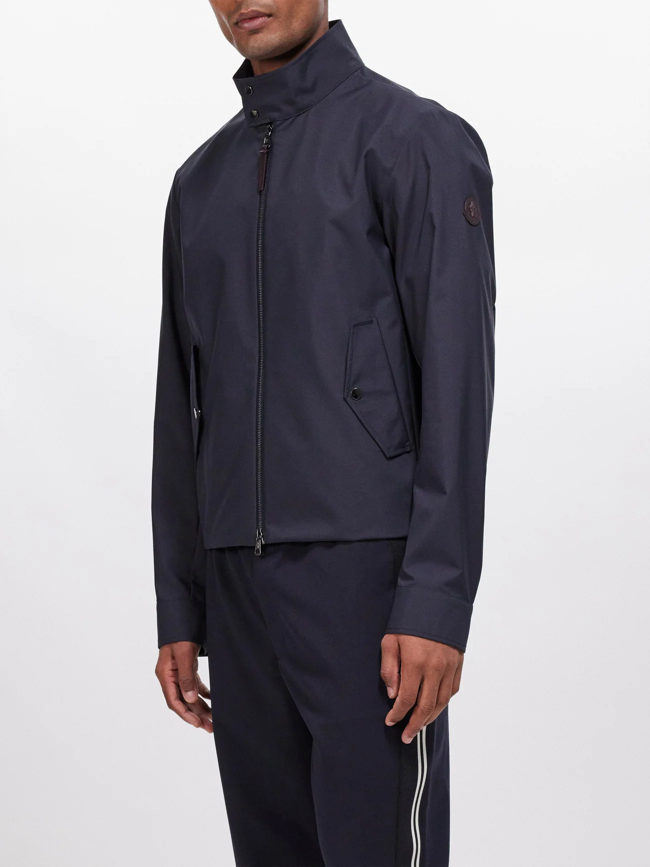 Moncler Chaberton technical-twill Harrington jacket