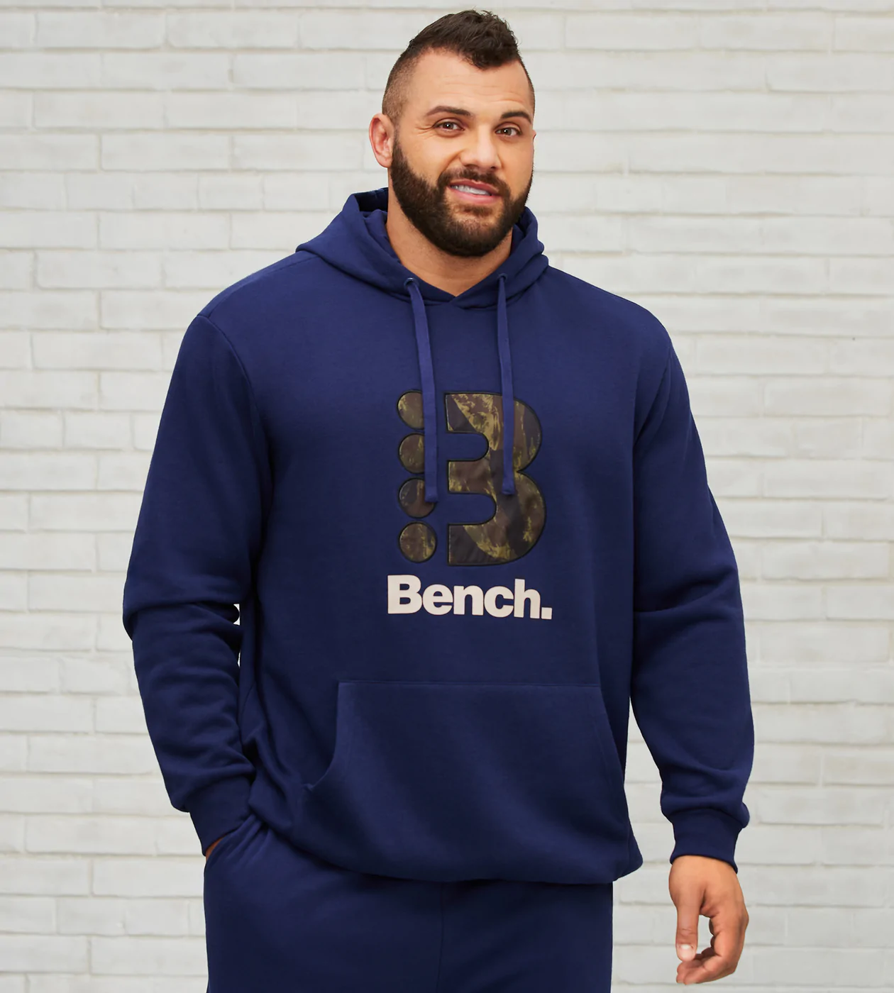 Bench Camo B Logo Hoodie