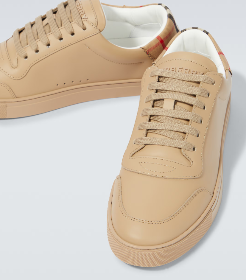 Burberry Leather low-top sneakers