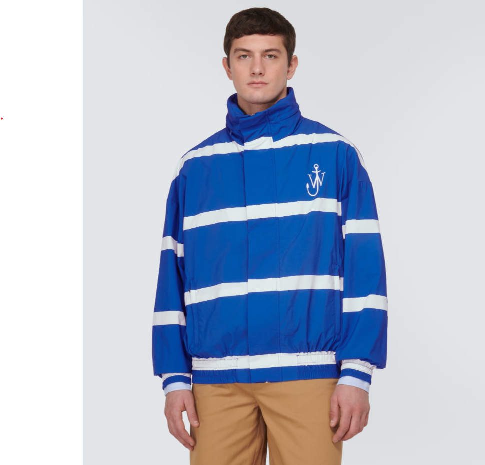JW Anderson Anchor striped track jacket