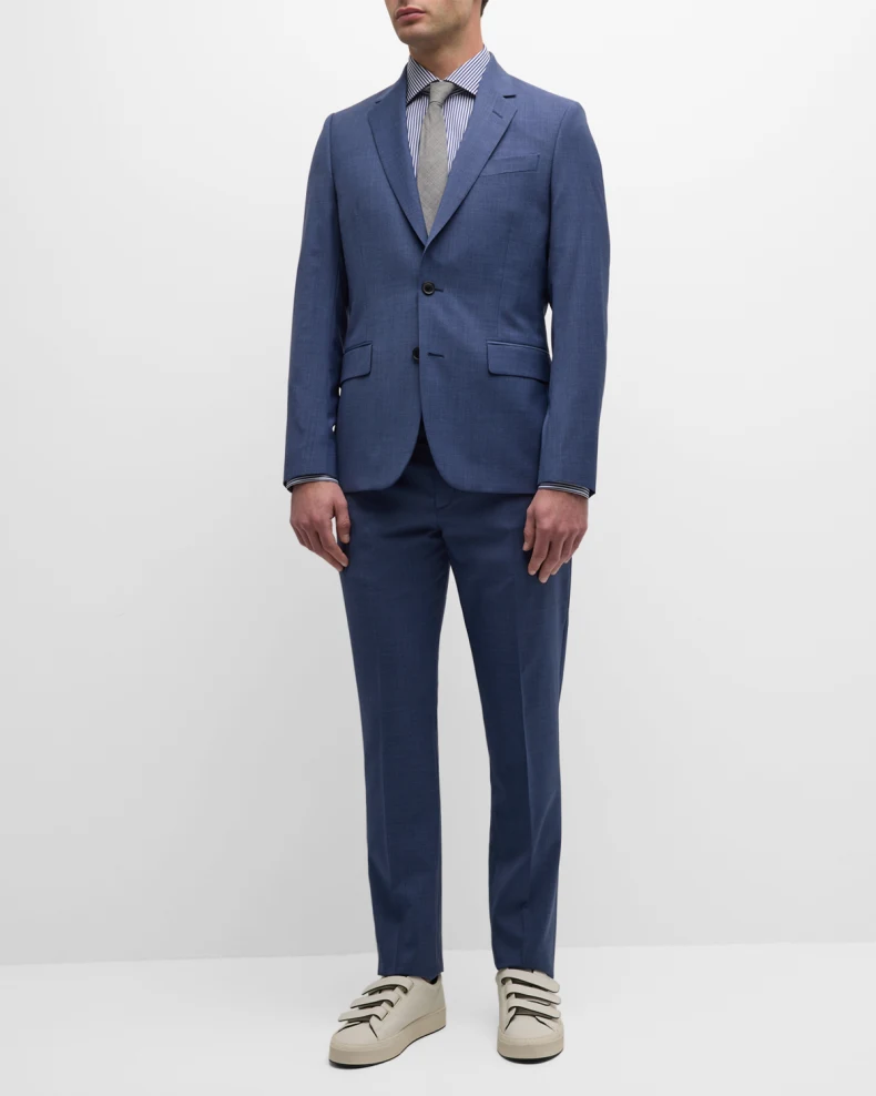 Paul Smith Men's Soho Fit Micro-Houndstooth Suit