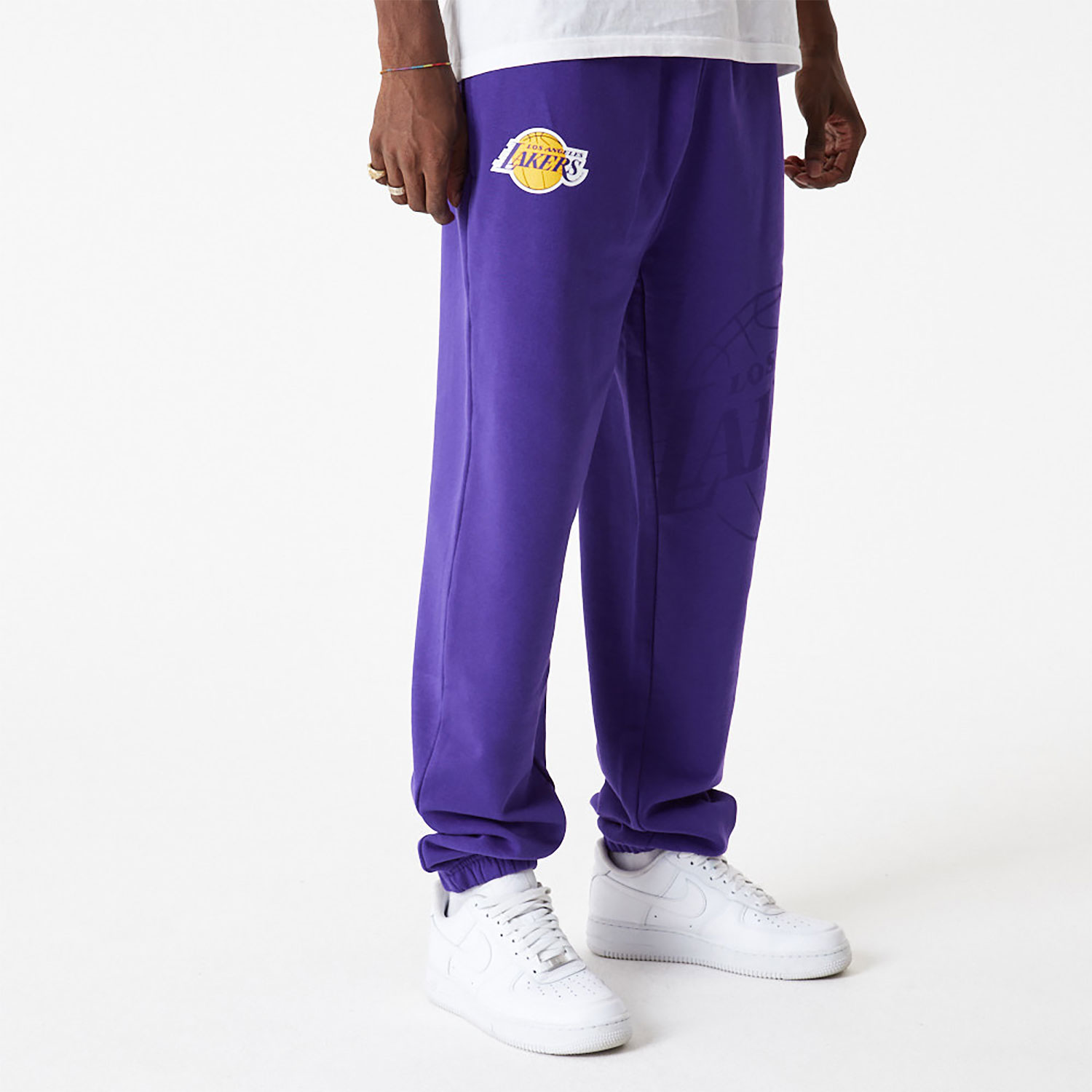 Purple LA Lakers NBA Logo Joggers