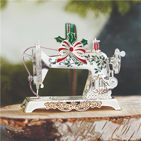 Vintage Sewing Machine Christmas Tree Decoration