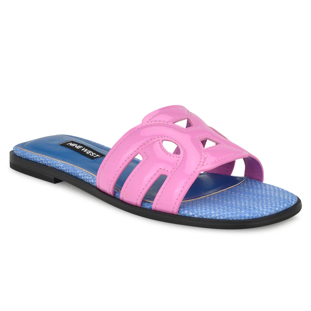Geena Flat Slide Sandals