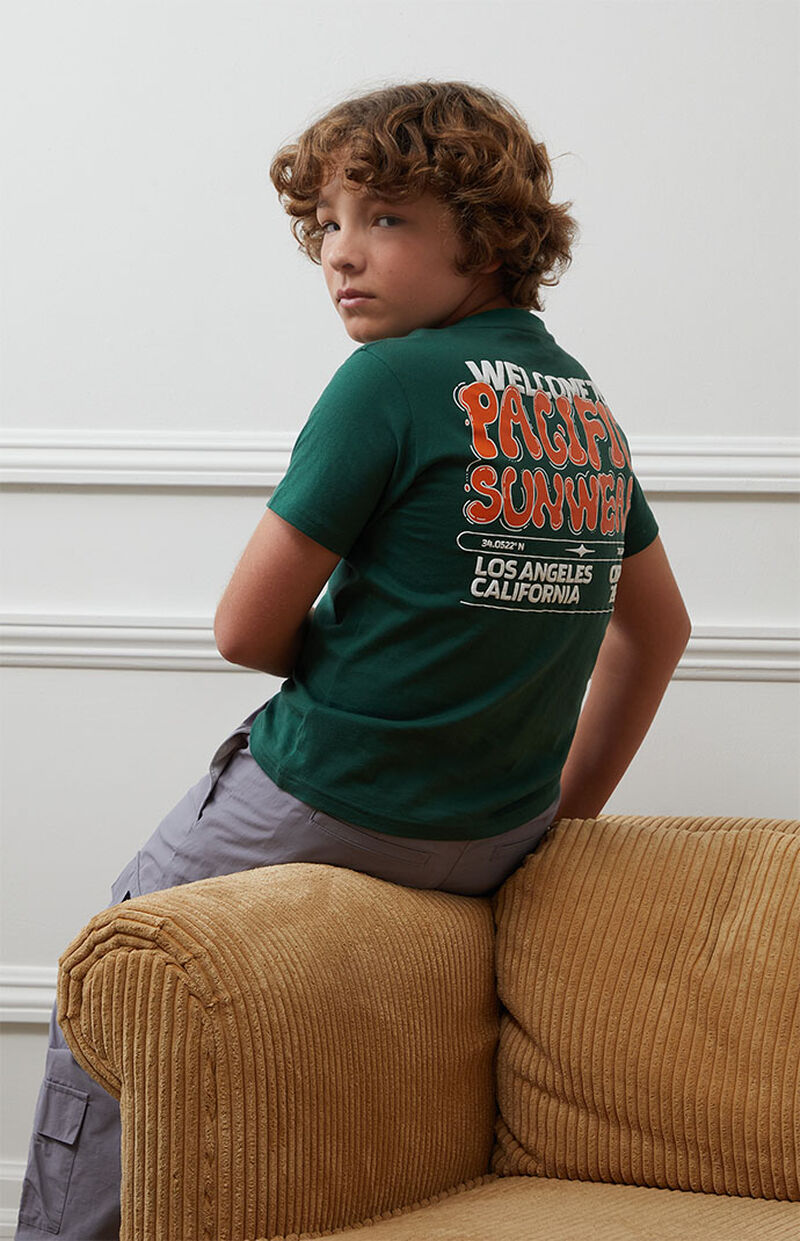 PacSun Kids Pacific Sunwear Puff Logo T-Shirt