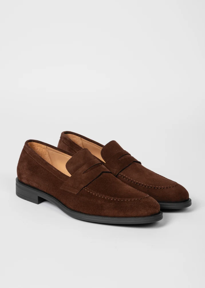 Brown Suede 'Remi' Loafers