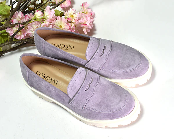 Cordani Audrey 2 Lilac Suede Loafer