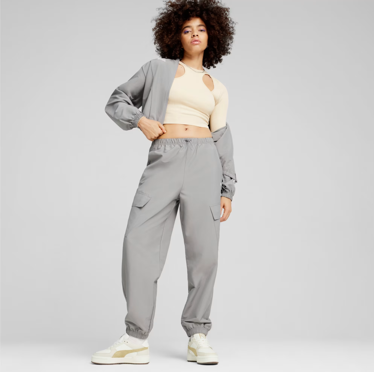 DARE TO Women's Relaxed Woven Pants