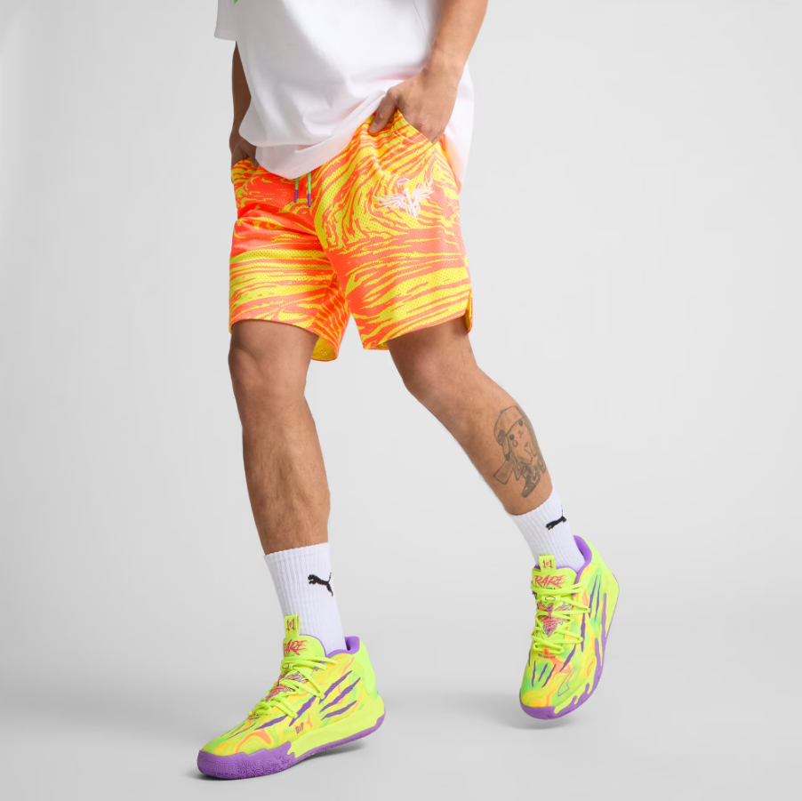 PUMA x LAMELO BALL Spark All-Over-Print Men's Basketball Shorts