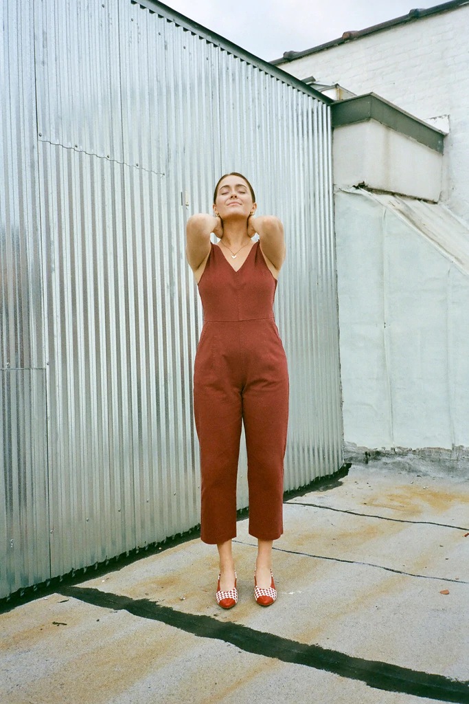 Loup  SLATE COVERALL (PETITE EXCLUSIVE) - TERRACOTTA