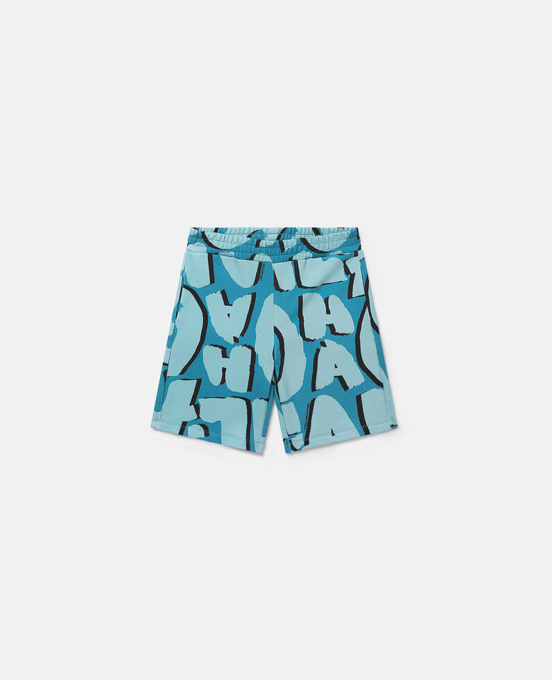 Aloha Lettering Jersey Shorts