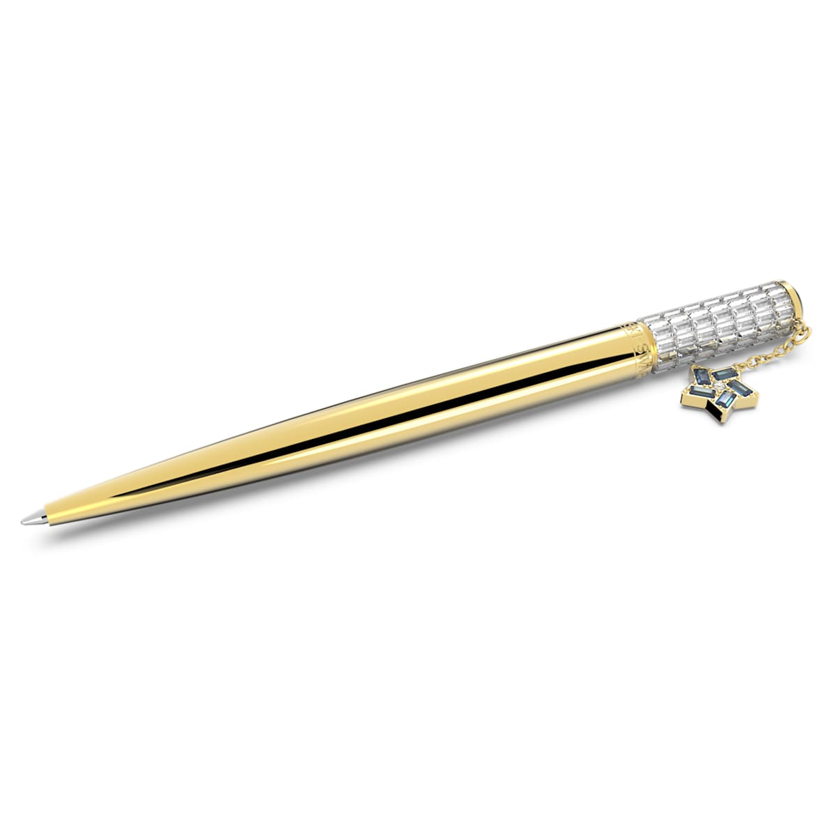 Celebration 2022 ballpoint pen Star, White, Gold-tone plated