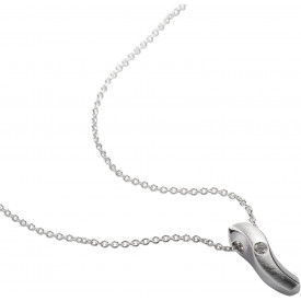 FOSSIL BASIC SILVER 2 INCHES NECKLACE