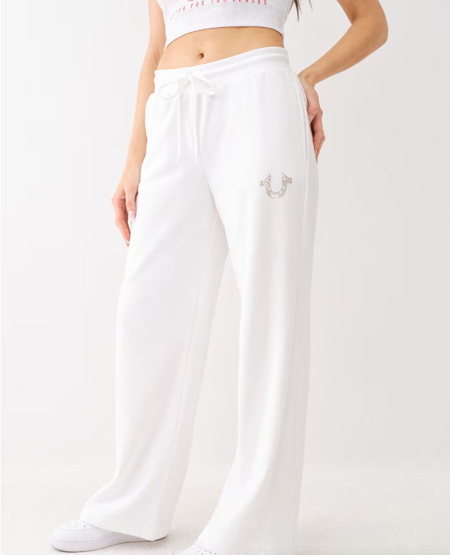 CRYSTAL FRENCH TERRY SWEAT PANT