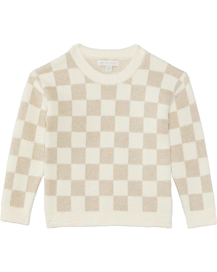 Barefoot Dreams Kids  CozyChic® Youth Cotton Checkered Pullover (Little Kid/Big Kid)